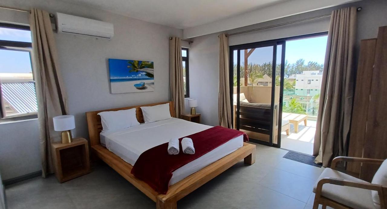 Splendide Penthouse Vue Mer A 5 Mn A Pied De La Plage Flic en Flac Екстер'єр фото