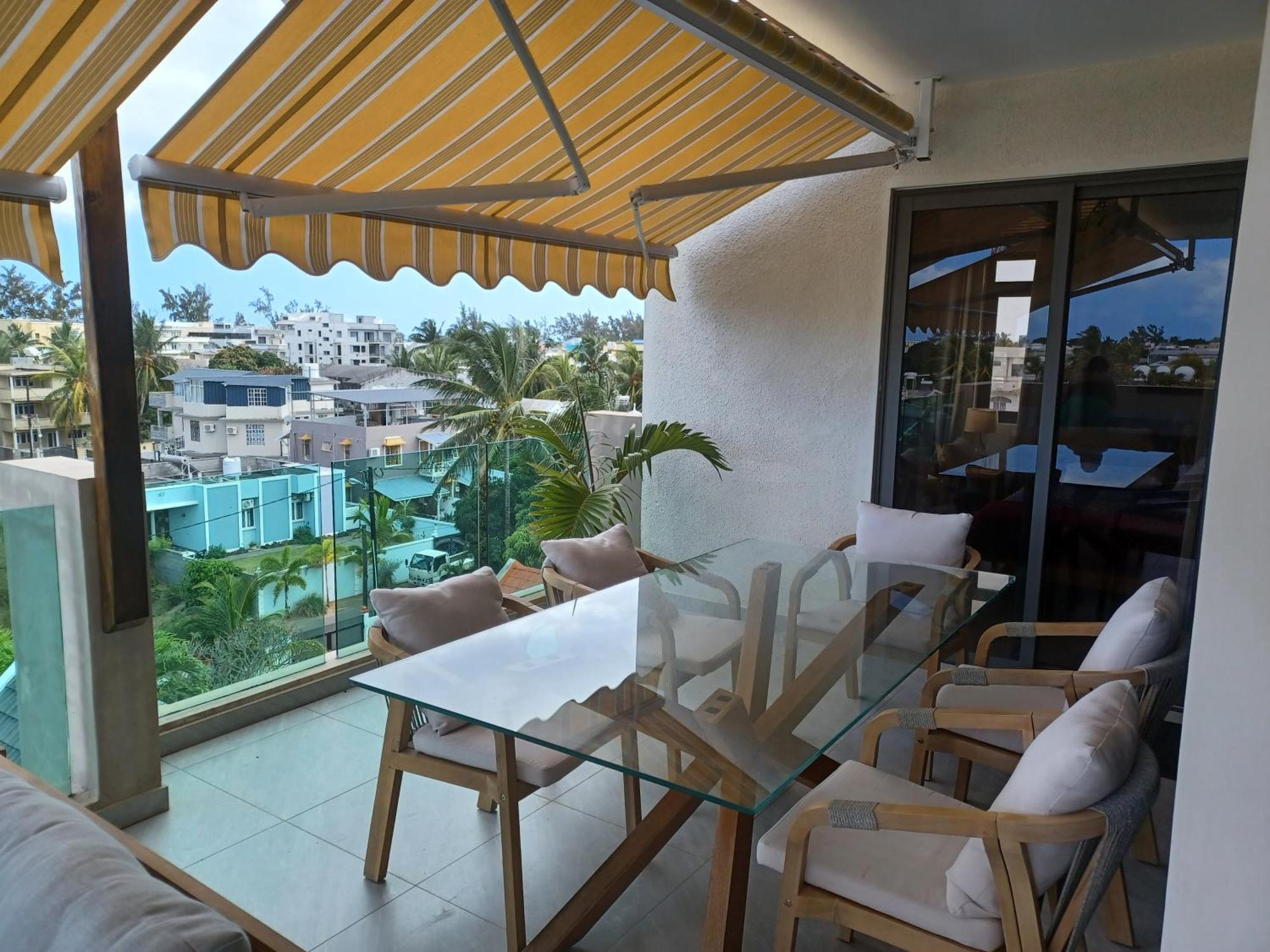 Splendide Penthouse Vue Mer A 5 Mn A Pied De La Plage Flic en Flac Екстер'єр фото