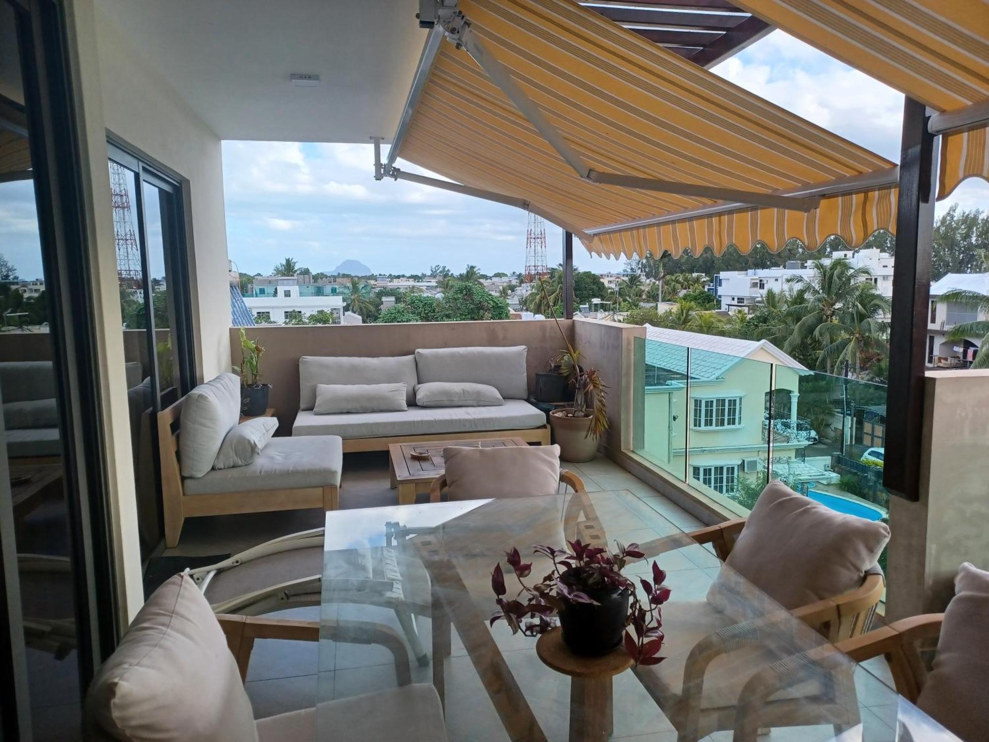 Splendide Penthouse Vue Mer A 5 Mn A Pied De La Plage Flic en Flac Екстер'єр фото
