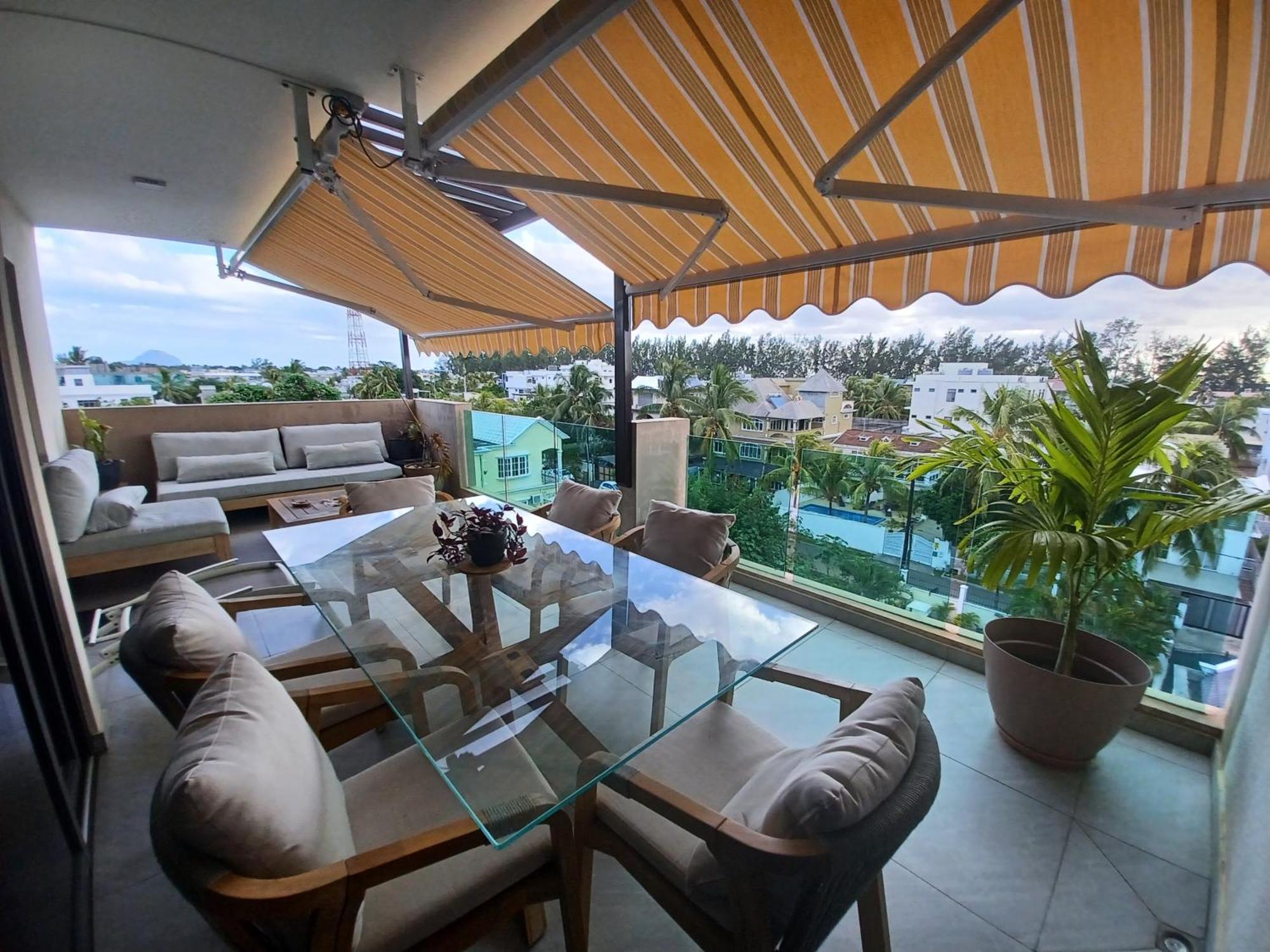 Splendide Penthouse Vue Mer A 5 Mn A Pied De La Plage Flic en Flac Екстер'єр фото